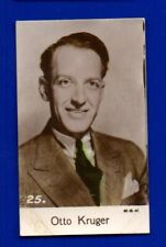OTTO KRUGER 1935 BRIDGEWATER small FILM STARS #25 VERY GOOD (MK) picture