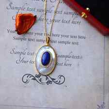 Royal style natural blue Lapis Lazuli with mother of pearl l picture