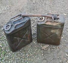 VINTAGE US Army Military Fuel Cans picture