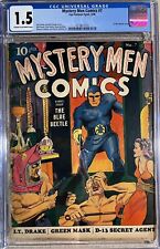 Mystery Men Comics #7 CGC 1.5 CR/OW 1st Blue Beetle 🪲 Cvr picture