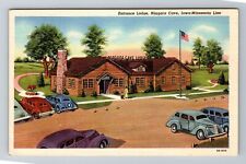 Niagara Cave MN-Minnesota, Entrance Lodge, Antique Vintage Souvenir Postcard picture
