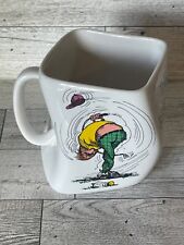 Vintage Golf Mug THE RESULTS OF OVER-SWING Funny Gift for Dad 1991 Made in Korea picture