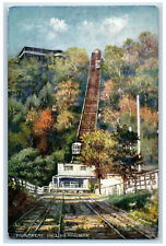 c1910 Incline Railway Montreal Quebec Canada Oilette Tuck Art Antique Postcard picture