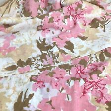 Vintage Lady Pepperell Standard No Iron Percale Pair of Pillowcases Pink Floral picture