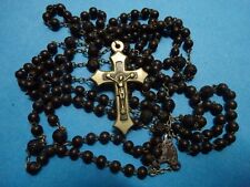 antique FRENCH PRIEST rosary / 15 decade ROSARY /  monastery france 1880 / picture