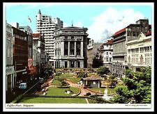 Singapore Raffles Place Shopping Area Continental Postcard       cl32 picture