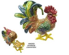 RUCINNI Rooster Jeweled Trinket Box picture