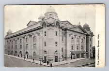 Denver CO- Colorado, New Auditorium, Antique, Vintage Souvenir Postcard picture