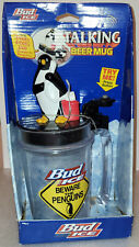 Vintage 1997 Anheuser-Busch Bud Ice Beware The Penguins Talking Beer Mug picture