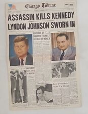 Repro Chicago Tribune Nov 23-26 1963 JFK Kennedy Assassination Newspaper Vintage picture