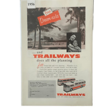 Vintage 1956 Trailways Bus Dream Aids Advertisement Ad Advertising picture