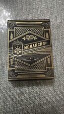 Monarch Playing Cards Deck by Theory11 Rare Limited,  Medallions, White Artisans picture