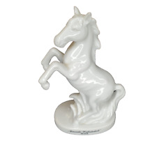 Vtg Spanische Hofreitschule White Porcelain Horse Stallion Figurine 5