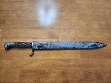 German WW1 Butcher Bayonet With Scabbard  picture