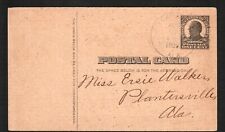 Old Postcard Postal Card McKinley Postage Alabama 1909 Cancel picture