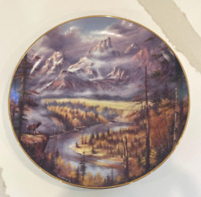 Danbury Mint God Bless America Series Numbered Collector Plate Frosty Morning picture