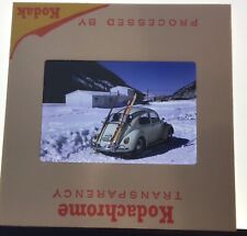 1968 Kodak Slide VW BUG SKI Trip Colorado Rockies #50 picture