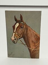 Postcard Horse Portait Artist J. Rivst #150 A23 picture