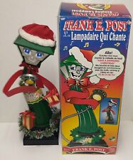Vintage 1998 Frank E. Post Animated Singing Lamp Post Christmas SEE VIDEO READ picture