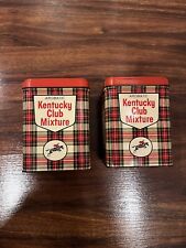 Vintage Kentucky Club Mixture Empty Tins (two 7oz tins) picture