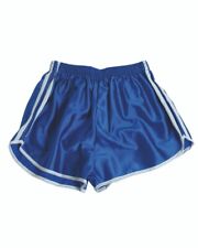 Blue French Army Sports Shorts White Summer Military Fitness Gym Running Sz LRG picture