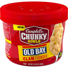 Campbell’S Chunky Soup, OLD BAY Seasoned Clam Chowder, 15.25 Oz Microwavable Bow picture