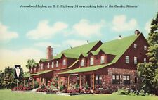 Lake of the Ozarks MO Missouri, Arrowhead Lodge, US Highway 54, Vintage Postcard picture