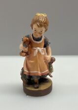 DOLFI Hand Carved Little Katie Figurine vintage 4 1/2