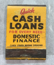 Matchbook Quick Cash Loans Domestic Finance #0025 picture