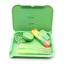 [Bundle] Green Smoking Set, Rolling Paper, Machine, Spice Grinder, Tray THB-11 picture