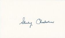 Shirley Chisholm - Signed Index Card picture