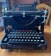 Remington Standard No. 10 Typewriter 1915 Red Tab Buttons Antique picture