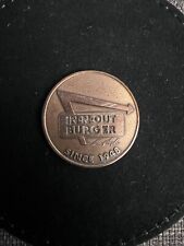 IN-N-OUT Burger INO RARE NMT 30th Anniversary Commemorative 1978 Burger Coin picture