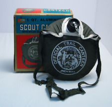 NEW Vintage 1980’s Kmart Boy Scout Canteen Camping Hiking in Original Box GREAT picture