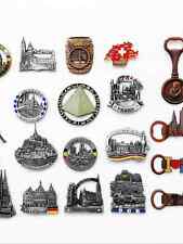World Tourism City landmark Tourism Travel Souvenir 3D Metal Fridge Magnet H3 picture