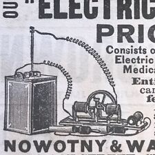 1880s-90s Nowotny & Watrous Mfg. Racine Str. Cinn. Victorian Print Ad / 2V1-36 picture