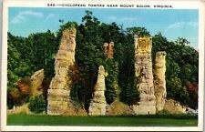 Cyclopean Towers near Mount Solon, Virginia, Postcard picture