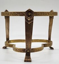 Vintage Solid Brass Footed Plant Stand. 4 1/2