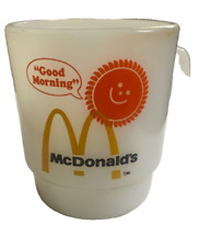 McDonald's Good Morning Coffee Mug Anchor Hocking Fire King Oven Proof picture