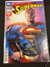 SUPERMAN #1 (2018) from Dynamic Forces signed in Gold by Brian Michael Bendis picture