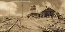 RPPC Photo Webberville, Michigan, Train Station, Depot, Rare picture