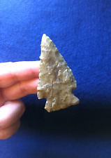 KIRK CORNER NOTCHED:  Arkansas:  Nice Looking  AUTHENTIC EARLY ARCHAIC ARROWHEAD picture