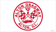 Alton Dragway garage man cave banner picture