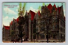 Chicago IL-Illinois, University, Cobb Hall, Antique, Vintage c1910 Postcard picture
