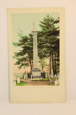 Postcard Ethan Allen Monument Burlington VT picture