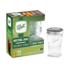 Ball Nesting Mason Jar Set with Lids & Bands for Canning or Drinkware, Wide Mout picture