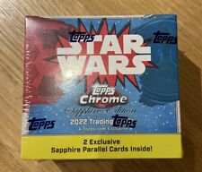2022 Topps Chrome Sapphire Edition STAR WARS Factory Sealed Box In Stock picture