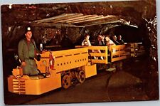 Postcard PA Ashland - Sightseeing in Pioneer Tunnel coal mine picture
