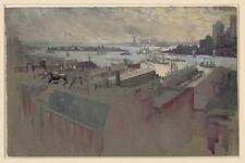 New York Bay from the Margaret,Columbia Heights,Brooklyn Docks,East River,c1923 picture