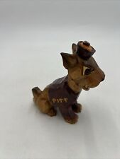 Vintage, Anri 1950's Wooden University of Pittsburgh Statue Mascot Rare 5” picture